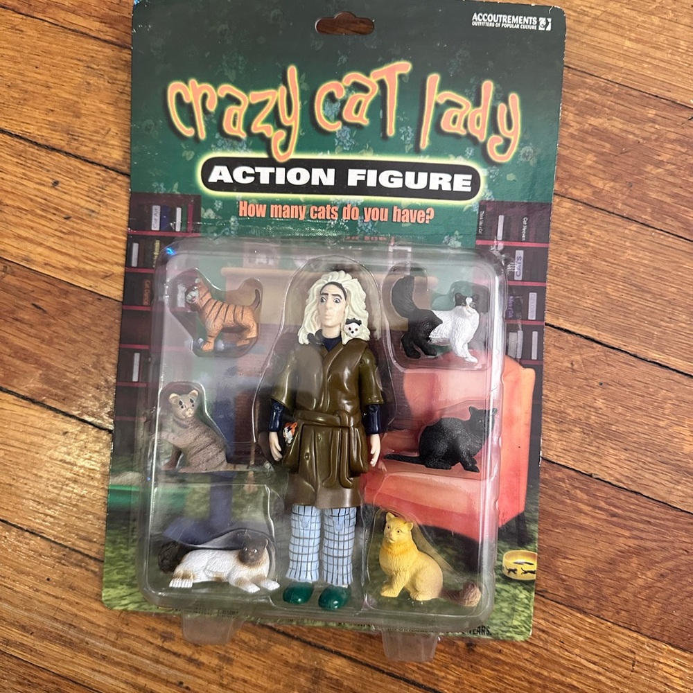 Crazy Cat Lady Action Figure Set